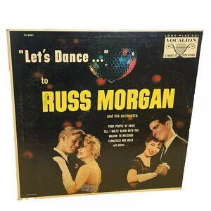 Russ Morgan And His Orchestra Let's Dance (Vinyl, 1958) Vocalion VL 3601 Good LP